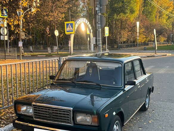 2005 Lada (ВАЗ) 2107, чёрный, 100000 рублей