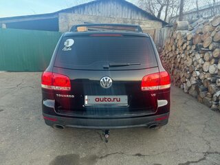 2006 Volkswagen Touareg I, чёрный, 1100000 рублей, вид 5