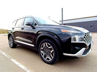 2020 Hyundai Santa Fe IV Рестайлинг, чёрный, 3600000 рублей, вид 4