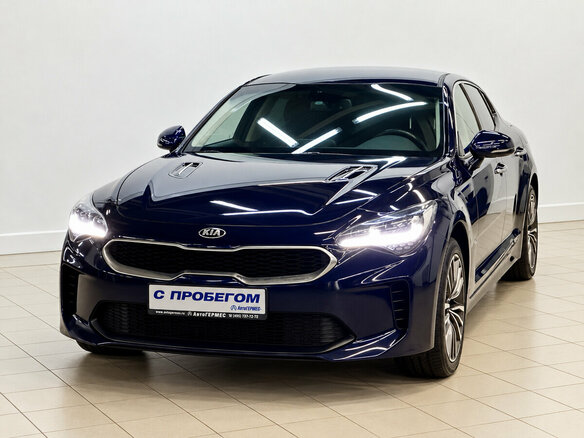 2018 Kia Stinger I, синий, 2080000 рублей