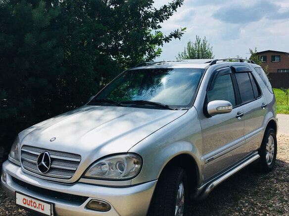 2005 Mercedes-Benz M-Класс 350 I (W163) Рестайлинг, серебристый
