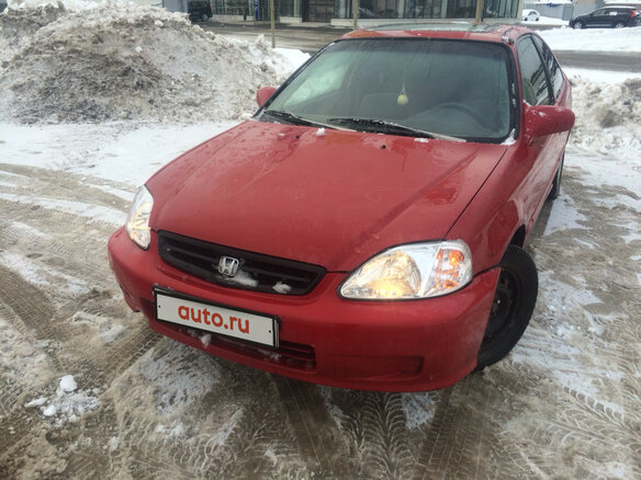 2000 Honda Civic VI, красный - вид 1