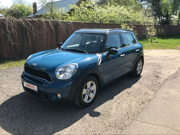 2012 Mini Countryman Cooper S I, голубой - вид 1