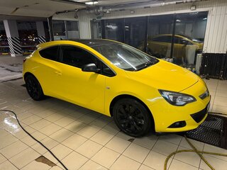 2013 Opel Astra GTC J Рестайлинг, жёлтый, 998000 рублей, вид 1