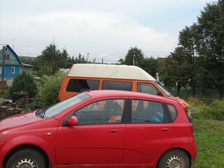 2005 Chevrolet Aveo I, красный, 320000 рублей, вид 4