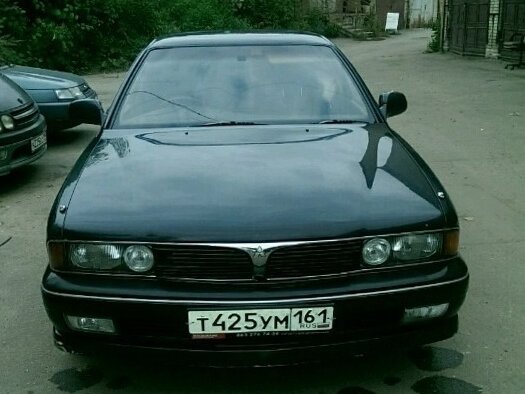 1991 Mitsubishi Diamante I, чёрный, 550000 рублей - вид 1