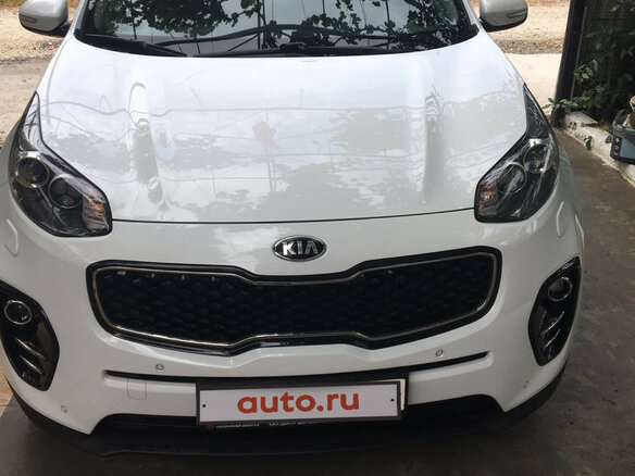 2017 Kia Sportage IV, белый