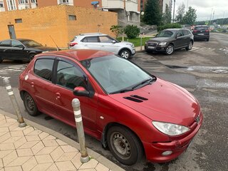 2007 Peugeot 206, красный, 350000 рублей, вид 4