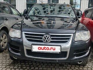 2008 Volkswagen Touareg I Рестайлинг, чёрный, 920000 рублей, вид 1
