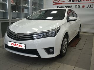 2013 Toyota Corolla XI (E160, E170, E180), белый, 1250000 рублей, вид 2