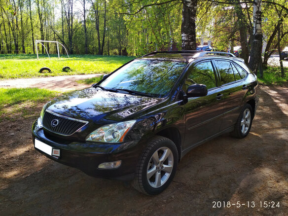 2005 Lexus RX 330 II, чёрный - вид 12