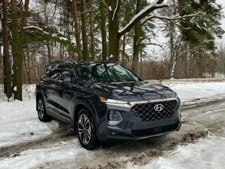 2020 Hyundai Santa Fe IV, серый, 3550000 рублей, вид 2
