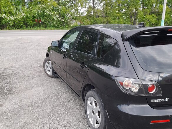 2008 Mazda 3 I (BK) Рестайлинг, чёрный, 600000 рублей - вид 4
