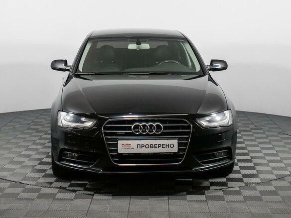 2012 Audi A4 IV (B8) Рестайлинг, чёрный - вид 7