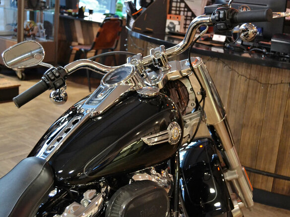 2024 Harley-Davidson Fat Boy, чёрный, 3500000 рублей - вид 12