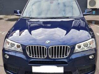 2013 BMW X3 30d xDrive II (F25), синий, 2750000 рублей, вид 1