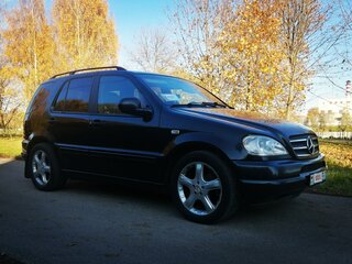 1999 Mercedes-Benz M-Класс 430 I (W163), чёрный, 650000 рублей, вид 4