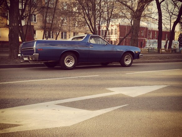 1973 Ford Ranchero VI, синий
