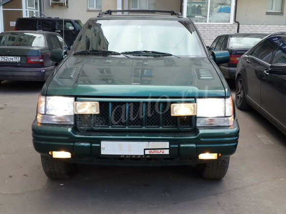 1998 Jeep Grand Cherokee I (ZJ) Рестайлинг, зелёный - вид 6