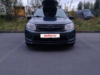 2014 Lada (ВАЗ) Granta I, серый, 520000 рублей, вид 4