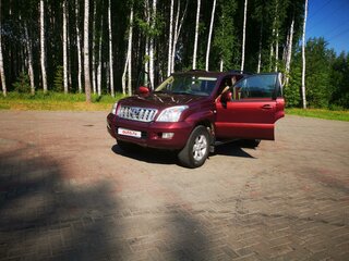 2003 Toyota Land Cruiser Prado 4-speed 120 Series, красный, 1750000 рублей, вид 1