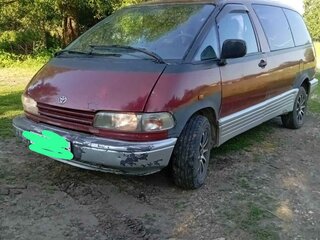 1992 Toyota Previa I (XR10, XR20), красный, 250000 рублей, вид 1