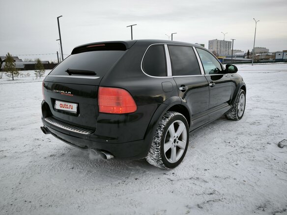 2003 Porsche Cayenne Turbo I (955), чёрный, 1500000 рублей - вид 8