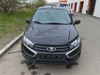 2022 Lada (ВАЗ) Granta I Рестайлинг, чёрный, 777777 рублей, вид 2