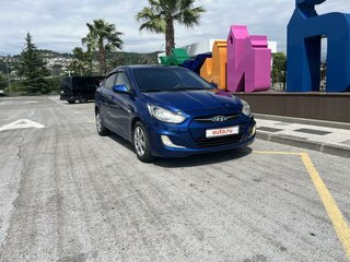 2011 Hyundai Solaris I, синий, 665000 рублей, вид 4