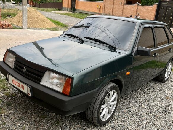 2002 Lada (ВАЗ) 21099, зелёный, 290000 рублей - вид 1