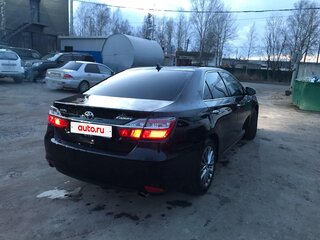 2016 Toyota Camry VII (XV50) Рестайлинг, чёрный, 2300000 рублей, вид 3