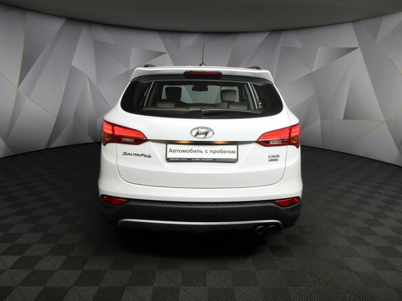 2014 Hyundai Santa Fe III, белый - вид 5