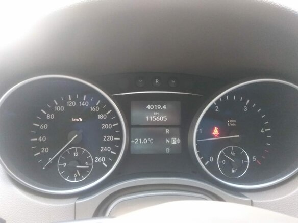 2009 Mercedes-Benz M-Класс 320 II (W164) Рестайлинг, бежевый - вид 11