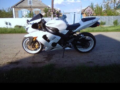 2006 Kawasaki ZX-6 Ninja, белый, 477000 рублей, вид 1