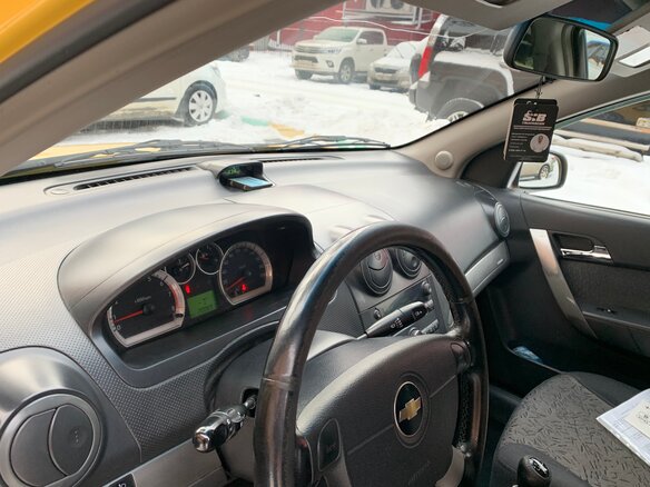 2007 Chevrolet Aveo I Рестайлинг, жёлтый - вид 10