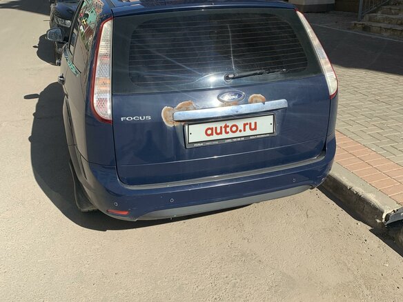 2008 Ford Focus II Рестайлинг, синий, 370000 рублей - вид 5
