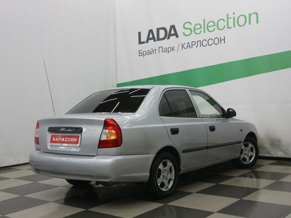 2006 Hyundai Accent ТагАЗ II, серебристый - вид 1