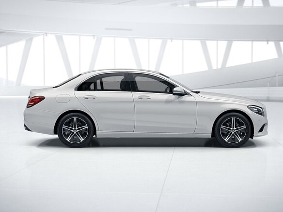 2019 Mercedes-Benz C-Класс 180 IV (W205) Рестайлинг, белый - вид 1