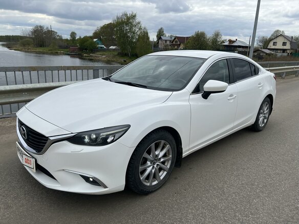 2015 Mazda 6 III (GJ) Рестайлинг, белый, 2150000 рублей - вид 1