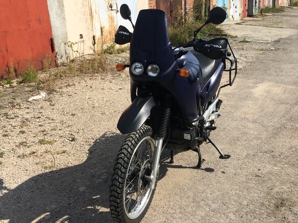 2003 Honda XL650V Transalp, синий - вид 3