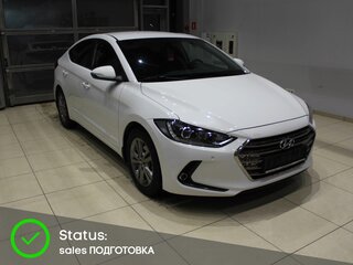 2016 Hyundai Elantra VI (AD), белый, 1350000 рублей, вид 3