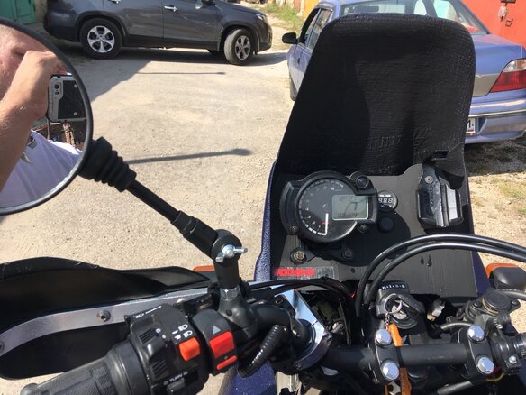 2003 Honda XL650V Transalp, синий - вид 1