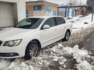 2013 Skoda Superb II, белый, 1300000 рублей, вид 1