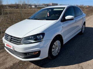 2016 Volkswagen Polo V Рестайлинг, белый, 1350000 рублей, вид 1