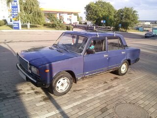 1999 Lada (ВАЗ) 2107, синий, 40000 рублей, вид 1