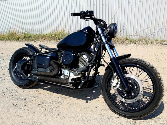 2000 Yamaha XVS400 Drag Star, чёрный, 385000 рублей - вид 18