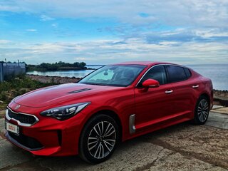 2019 Kia Stinger I, красный, 3500000 рублей, вид 3