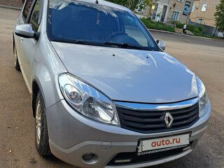2012 Renault Sandero I, серебристый, 750000 рублей, вид 3