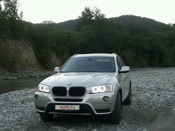 2011 BMW X3 20d xDrive II (F25), серебристый - вид 1