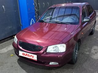 2008 Hyundai Accent ТагАЗ II, красный, 350000 рублей, вид 2
